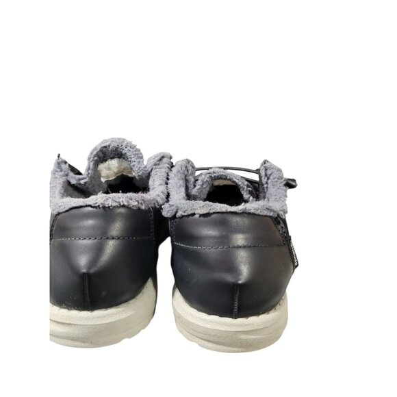 HEY DUDE Wendy Corduroy Women's Sz 8 Black Fabric Casual Shoes Slip-On - Picture 5 of 8